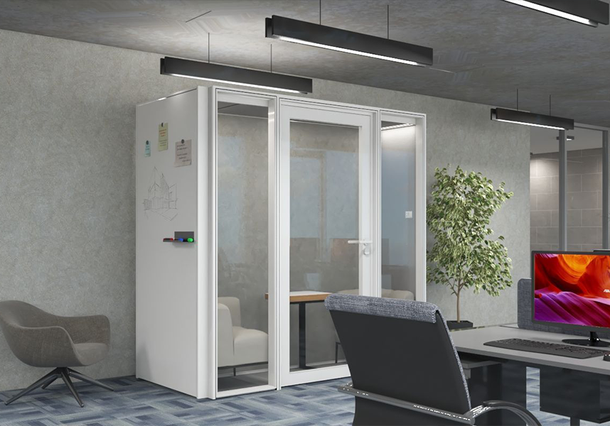 Alno Pod ile Ofislerde Sessiz Alanlar Yaratmak: Akustik Oda ve Focus Room Çözümleri